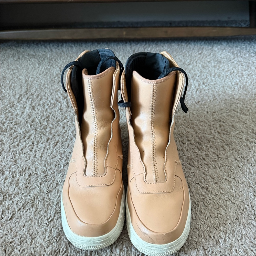 Nike Beige High-Top Sneakers